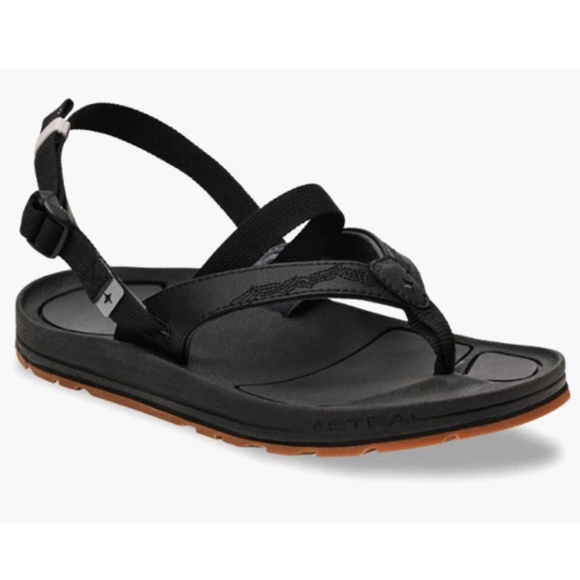 ASTRAL Rosa Flip Flops Covertible Sandals Black 8 40 - Picture 1 of 4